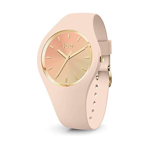 Ice-watch - ice sunset nude - orologio rosa da donna con cinturino in silicone - 020638 (medium)