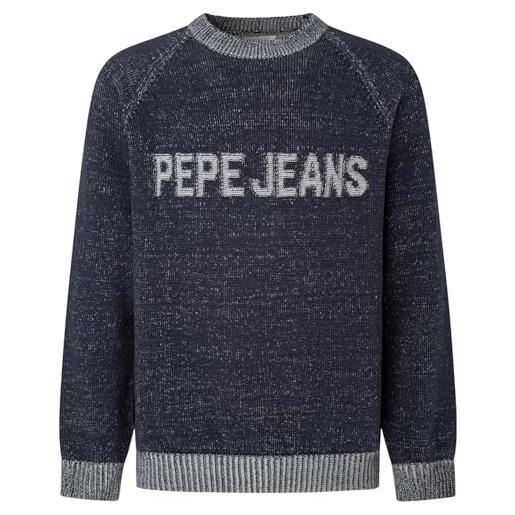 Pepe Jeans stepney, maglione uomo, blu (dulwich), l