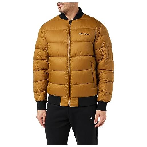 Champion legacy outdoor - bomber jacket giacca, marrone chiaro/nero, m uomo fw23