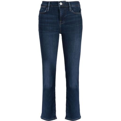 FRAME jeans crop dritti - blu