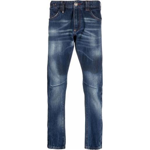 Philipp Plein jeans iconic plein milano - blu