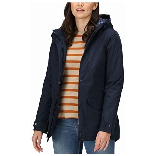 Regatta giacca termica impermeabile brigida da donna, con semi di senape, colore: blu scuro. , 40
