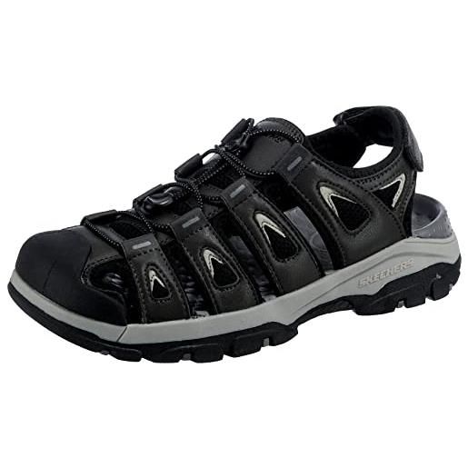Skechers sandalias de montaña tresmen-outseen negro, sandali uomo, grigio, 41 eu