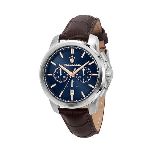 Maserati orologio uomo successo limited edition, cronografo, analogico, r8871621019