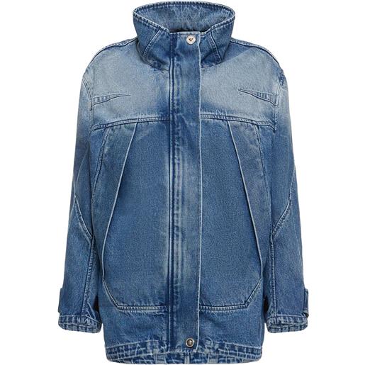 VERSACE giacca collo alto in denim