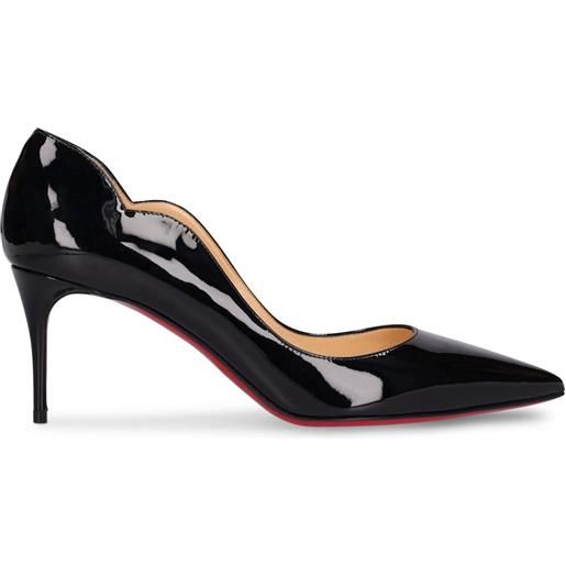 CHRISTIAN LOUBOUTIN décolleté hot chick in vernice 70mm