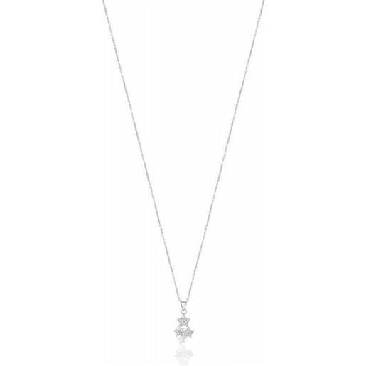 Melitea Gioielli collana in argento con stelle con cristalli bianchi melitea mc280 collezione donna in argento 925