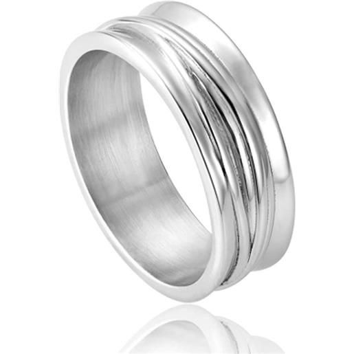 Luca Barra anello donna acciaio nodo - m27 argento Luca Barra an142-27
