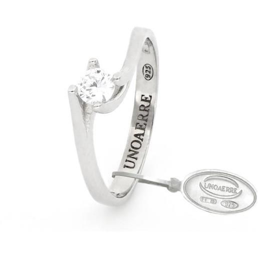 Unoaerre anello solitario donna argento 925 / zirconi luxury con zircone m15 argento Unoaerre 5814/15