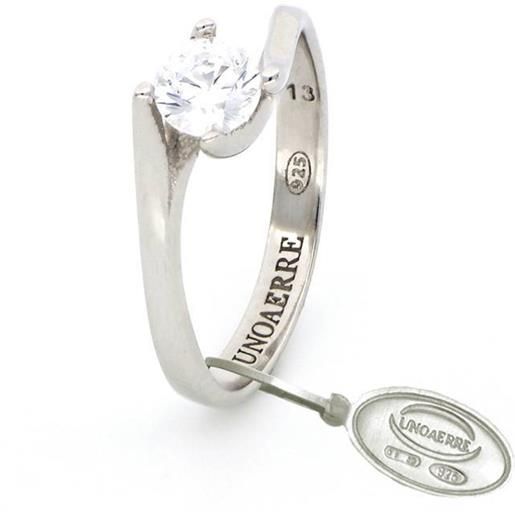 Unoaerre anello solitario donna argento 925 / zirconi luxury con zircone m15 argento Unoaerre 5815/15