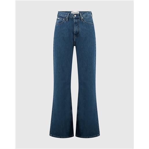 Calvin Klein jeans authenic bootcut blu donna