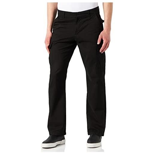 Urban Classics pantaloni cargo gamba dritta pantaloni da uomo, nero, 48