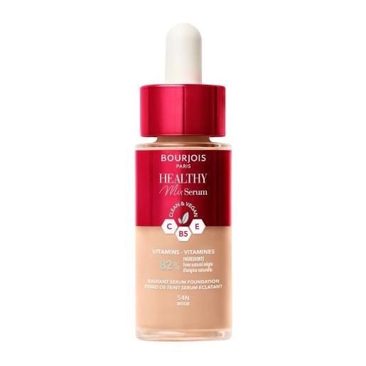 BOURJOIS Paris healthy mix clean & vegan serum foundation fondotinta liquido illuminante 30 ml tonalità 54n beige