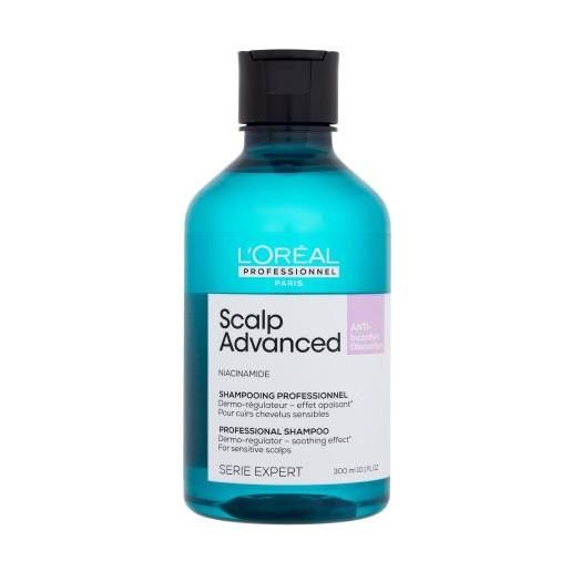 L'Oréal Professionnel scalp advanced anti-discomfort professional shampoo 300 ml shampoo per lenire il cuoio capelluto sensibile per donna