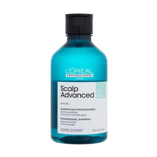 L'Oréal Professionnel scalp advanced anti-oiliness professional shampoo 300 ml shampoo detergente profondo per donna