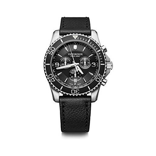 Victorinox uomo maverick - orologio cronografo in acciaio inossidabile al quarzo analogico fabbricato in svizzera 241864