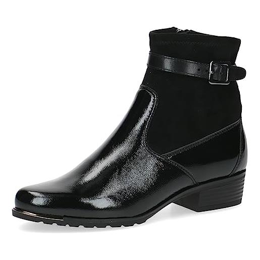 CAPRICE 9-25333-41, stivaletti con tacco donna, nero (black comb), 36 eu