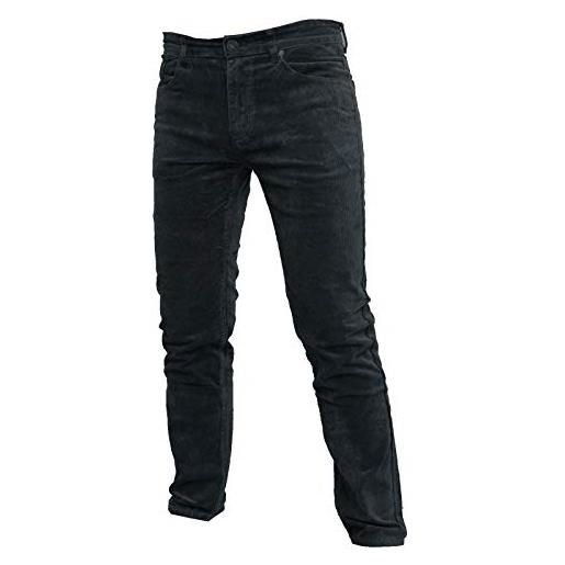 shop casillo pantalone velluto uomo gamba dritta regular fit 46 48 50 52 54 56 58 60 (grigio, 60)