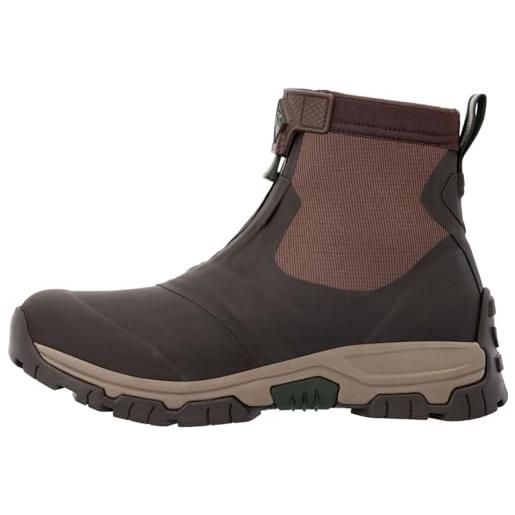 Muck Boots apex mid zip, stivali in gomma uomo, brown, 43 eu