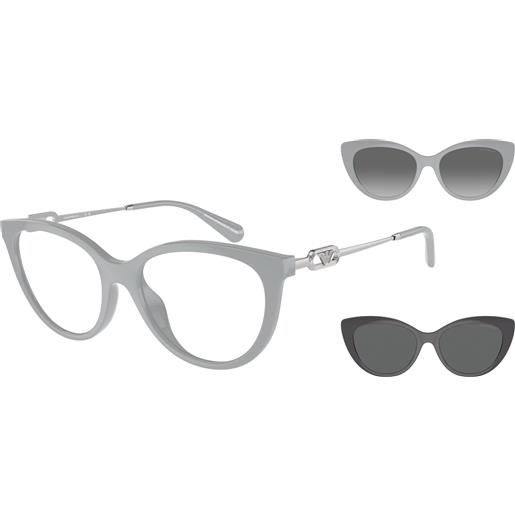 Emporio Armani occhiali da sole Emporio Armani ea 4213u (51971w) + clip on