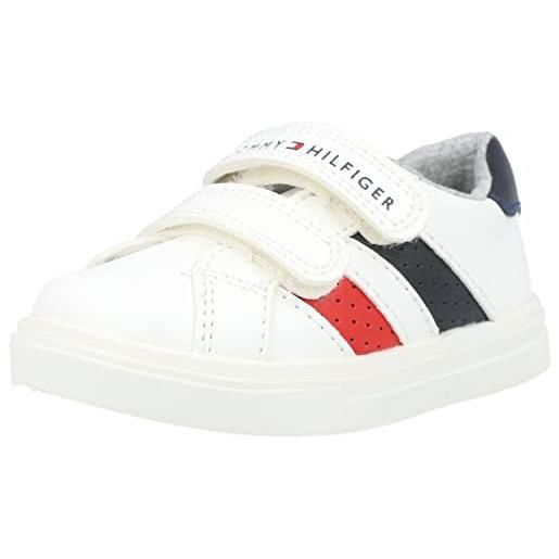 Tommy Hilfiger sneaker bianco da bambino t1b4-32211-x336