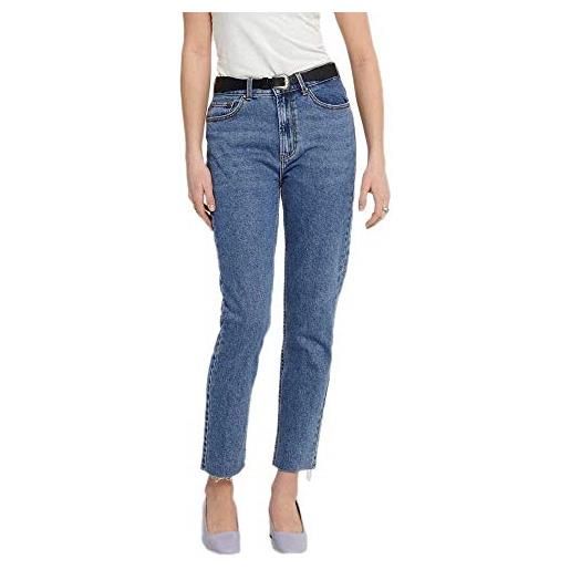 Only 15171549 jeans straight, blu (dark blue denim dark blue denim), 34 /l34 (taglia produttore: 26) donna