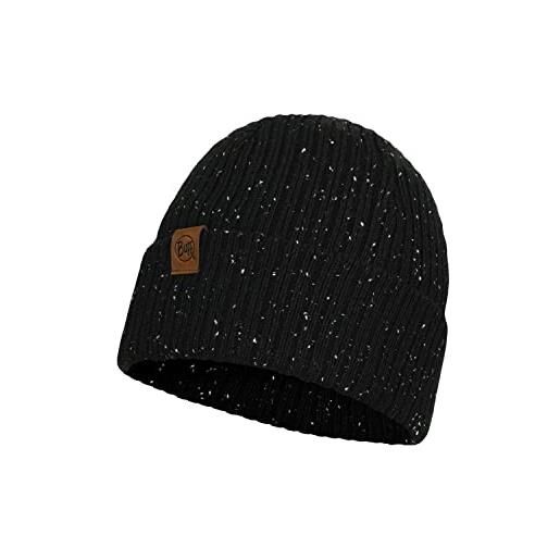 Buff - cappello da uomo lavorato a maglia, taglia unica, colore: nero