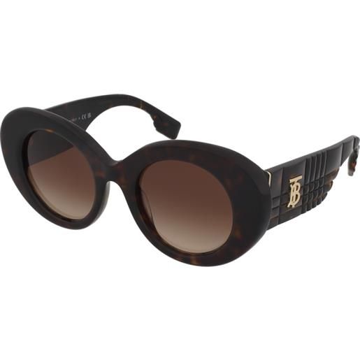 Burberry margot be4370u 300213 | occhiali da sole graduati o non graduati | prova online | plastica | tondi | havana, marrone | adrialenti