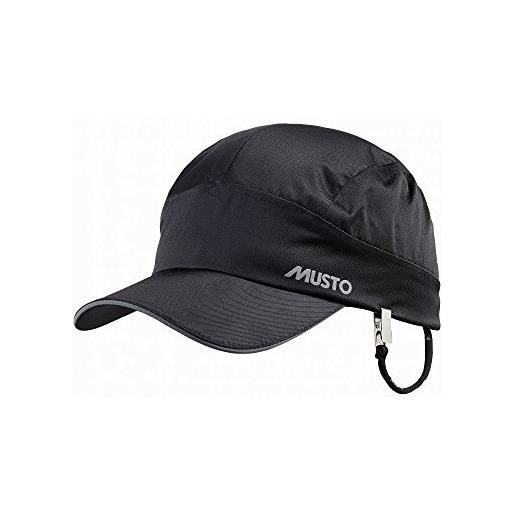 Musto waterproof performance cap hat nero - traspirante - impermeabile, traspirante e antivento per la protezione dagli agenti atmosferici