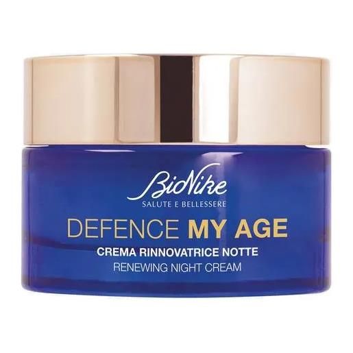 BioNike linea defence my age crema rinnovatrice notte ricompattante viso 50 ml