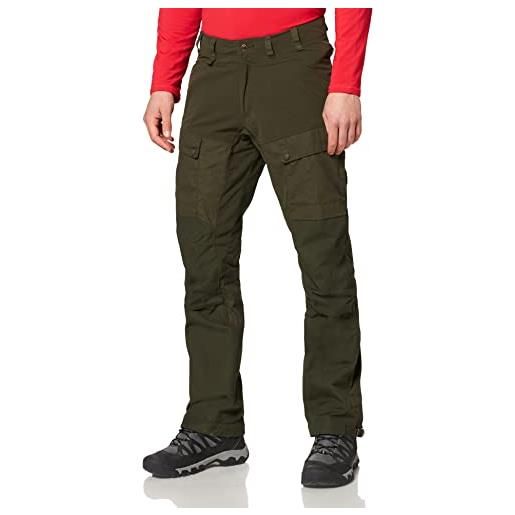 Fjallraven pantaloni sportivi da uomo lapland hybrid trousers m, deep forest, 50, 90647