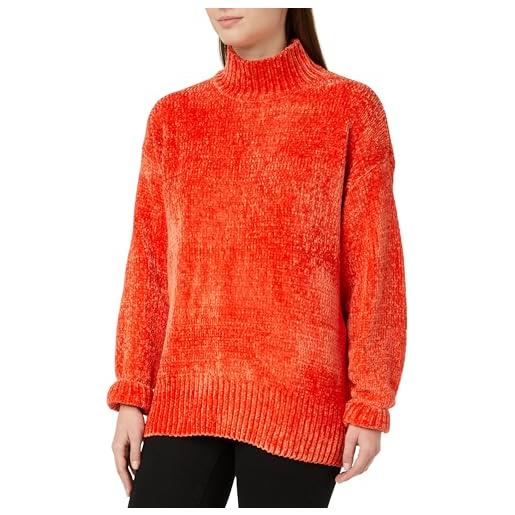 caneva maglione lavorato a maglia, colore: arancione, xs/s donna