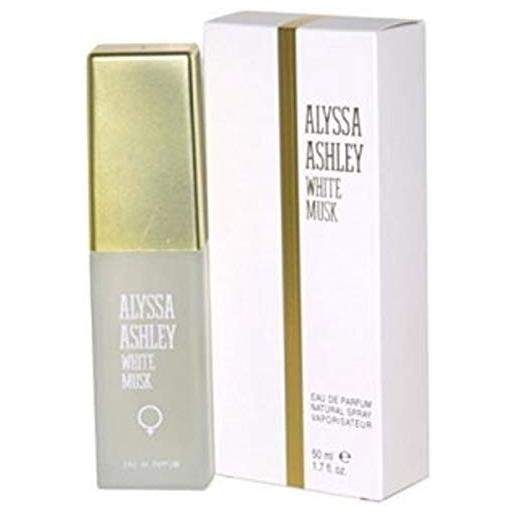 Alyssa ashley - white musk eau de parfum, profumo, acqua profumata - 50ml
