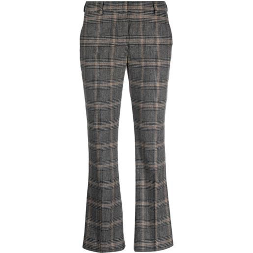 PT Torino pantaloni sartoriali a quadri - grigio