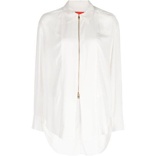 MANNING CARTELL blusa con zip hit play - bianco
