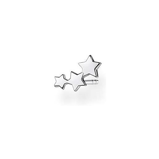 Thomas Sabo orecchini da donna a forma di stella in argento sterling 925 e argento, argento, h2142-001-21