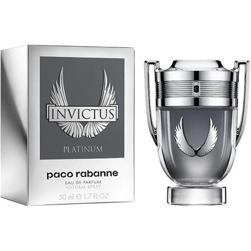 Paco Rabanne invictus platinum - eau de parfum uomo 50 ml vapo