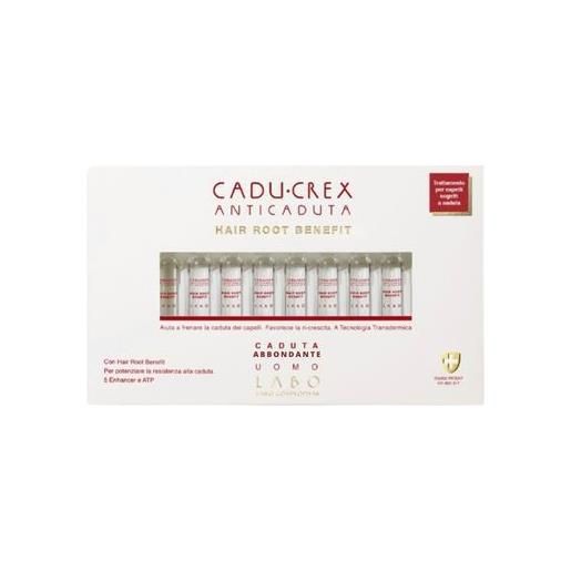 LABO INTERNATIONAL Srl cadu crex anticaduta hair root benefit uomo caduta abbondante 20x3,5ml