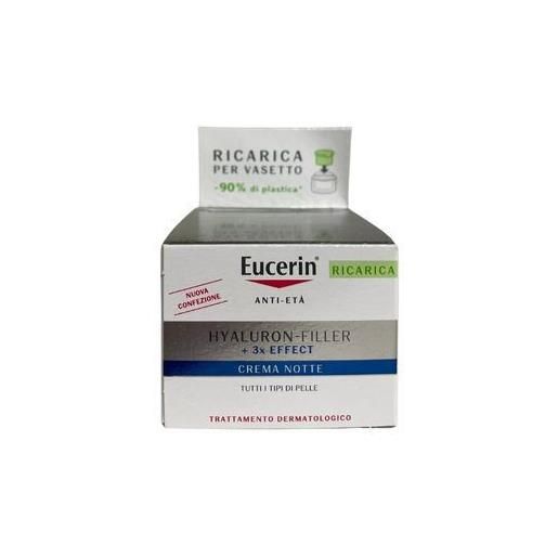 BEIERSDORF SpA eucerin hyaluron-filler 3x effect crema notte tutti i tipi di pelle ricarica 50 ml