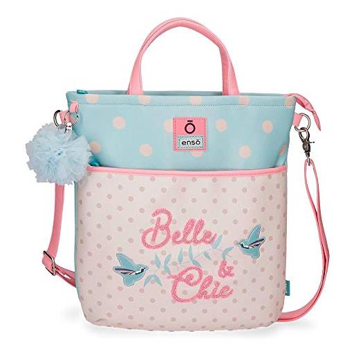 Enso belle and chic borsa shopping multicolore 31,5x36x5,5 cms pvc