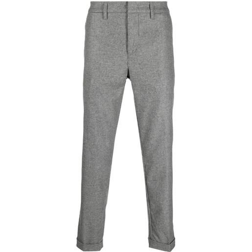 Fay pantaloni sartoriali con pieghe - grigio