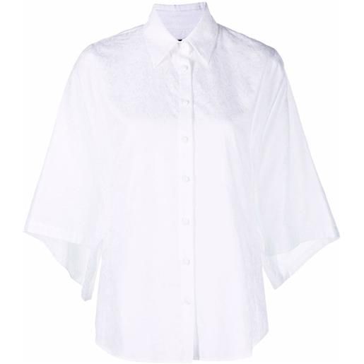 Federica Tosi camicia con maniche svasate - bianco