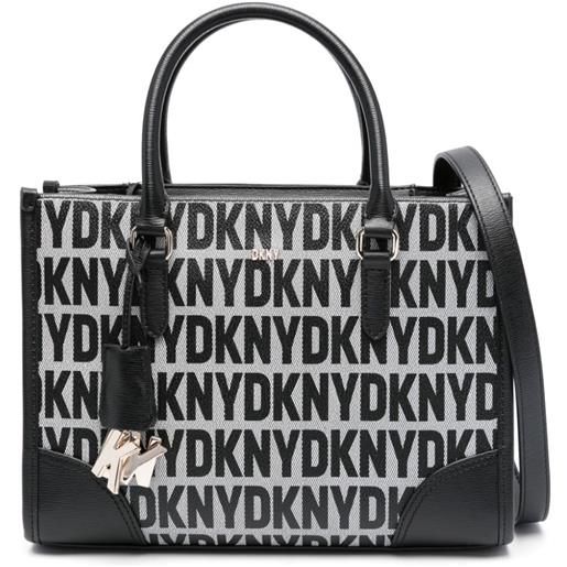 DKNY borsa tote con stampa - nero