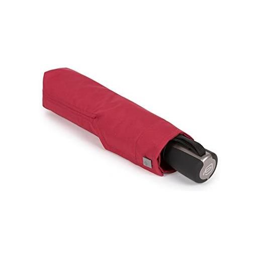 PIQUADRO ombrello automatico piquadro open/close anti-vento in tessuto riciclato manico ergonomico om5285om5 (rosso)