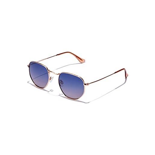 Hawkers sixgon drive, occhiali unisex - adulto, blue polarized · rosegold ct, taglia unica