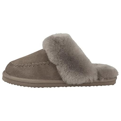 ARA Cosy Pantofole Donna In Feltro Di Lana, Morbide E Confortevoli, Chiuse, Per Il Relax In Casa - 2