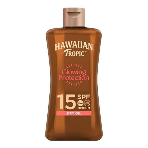 Hawaiian tropic protective dry oil spf 15, formato viaggio -100 ml