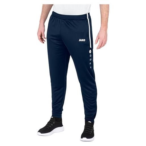 Jako trainingshose active pantaloni, uomo, blu, xl