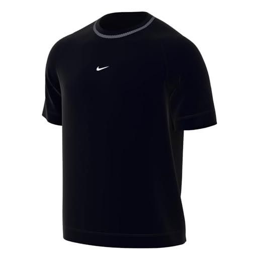 Nike mens top m nk strke22 thicker ss top, university red/black, dh9361-657, 2xl