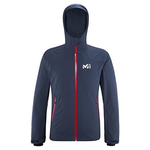 Millet - roldal iii jkt m - giacca da sci uomo - membrana dryedge impermeabile e traspirante - sci, sci alpinismo - nero/blu